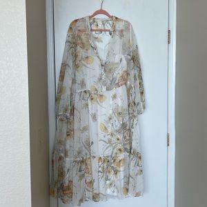 Floral dress plus size